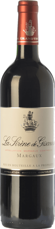39,95 € Spedizione Gratuita | Vino Rosso Château Giscours La Sirène Crianza — Invecchiato in Botte A.O.C. Margaux bordò Francia Merlot, Cabernet Sauvignon, Cabernet Franc, Petit Verdot Bottiglia 75 cl