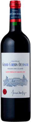 39,95 € Free Shipping | Red wine Château Grand Corbin-Despagne Crianza A.O.C. Saint-Émilion Grand Cru Bordeaux France Merlot, Cabernet Sauvignon, Cabernet Franc Bottle 75 cl