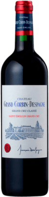 39,95 € Kostenloser Versand | Rotwein Château Grand Corbin-Despagne Alterung A.O.C. Saint-Émilion Grand Cru Bordeaux Frankreich Merlot, Cabernet Sauvignon, Cabernet Franc Flasche 75 cl