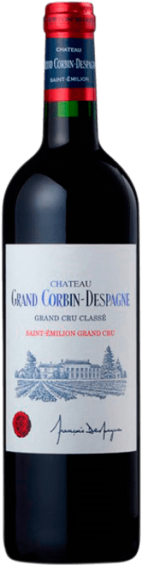 39,95 € Kostenloser Versand | Rotwein Château Grand Corbin-Despagne Alterung A.O.C. Saint-Émilion Grand Cru Bordeaux Frankreich Merlot, Cabernet Sauvignon, Cabernet Franc Flasche 75 cl
