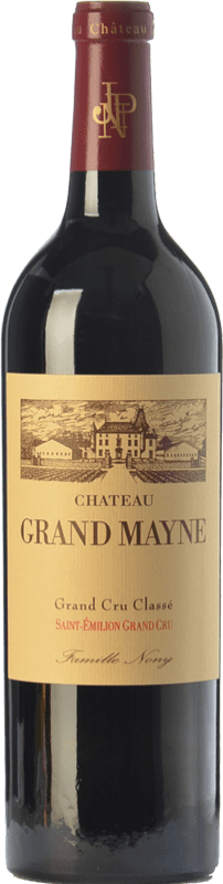 49,95 € Free Shipping | Red Wine Château Grand Mayne Grand Cru Crianza — Aged A.O.C. Saint-Émilion Bordeaux France Merlot, Cabernet Sauvignon, Cabernet Franc Bottle 75 cl