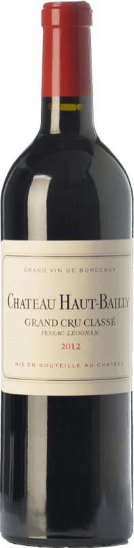 159,95 € Free Shipping | Red wine Château Haut-Bailly Aged A.O.C. Pessac-Léognan Bordeaux France Merlot, Cabernet Sauvignon, Cabernet Franc Bottle 75 cl