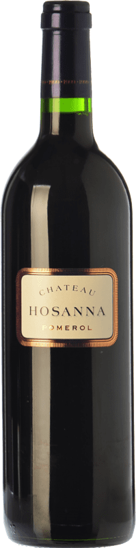 135,95 € 免费送货 | 红酒 Château Hosanna 预订 A.O.C. Pomerol 波尔多 法国 Merlot, Cabernet Franc 瓶子 75 cl