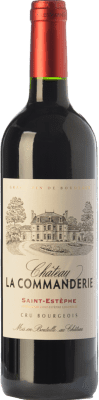 23,95 € 送料無料 | 赤ワイン Château La Commanderie 高齢者 A.O.C. Saint-Estèphe ボルドー フランス Merlot, Cabernet Franc ボトル 75 cl