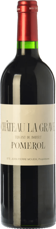 67,95 € Free Shipping | Red Wine Château La Grave à Pomerol Crianza — Aged A.O.C. Pomerol Bordeaux France Merlot, Cabernet Franc Bottle 75 cl
