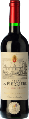 8,95 € Free Shipping | Red wine Château La Pierrière Young A.O.C. Côtes de Castillon Bordeaux France Merlot, Cabernet Sauvignon, Cabernet Franc Bottle 75 cl