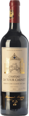 49,95 € 免费送货 | 红酒 Château La Tour Carnet 岁 A.O.C. Haut-Médoc 波尔多 法国 Merlot, Cabernet Sauvignon, Cabernet Franc, Petit Verdot 瓶子 75 cl