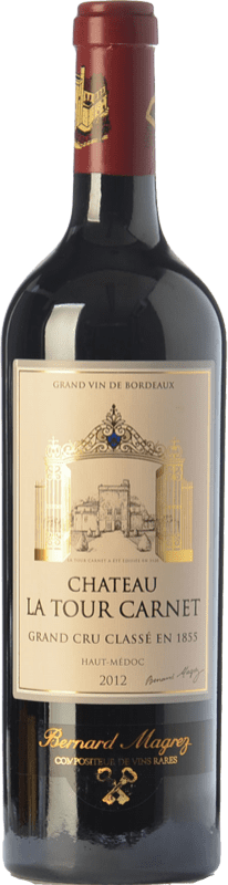 45,95 € Free Shipping | Red wine Château La Tour Carnet Aged A.O.C. Haut-Médoc Bordeaux France Merlot, Cabernet Sauvignon, Cabernet Franc, Petit Verdot Bottle 75 cl