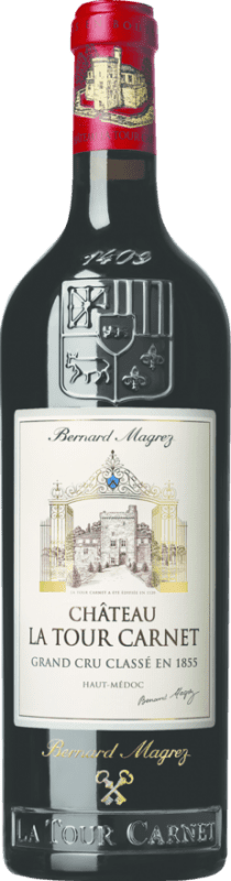 49,95 € Envoi gratuit | Vin Rouge Château La Tour Carnet Crianza A.O.C. Haut-Médoc Bordeaux France Merlot, Cabernet Sauvignon, Cabernet Franc, Petit Verdot Bouteille 75 cl