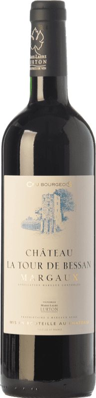25,95 € Envío gratis | Vino tinto Château La Tour de Bessan Crianza A.O.C. Margaux Burdeos Francia Merlot, Cabernet Sauvignon, Cabernet Franc Botella 75 cl