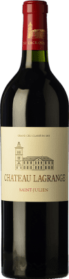 99,95 € Бесплатная доставка | Красное вино Château Lagrange старения A.O.C. Saint-Julien Бордо Франция Merlot, Cabernet Sauvignon, Petit Verdot бутылка 75 cl