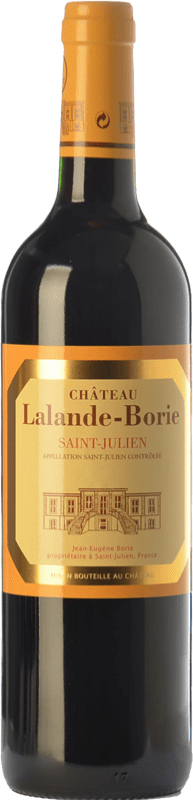 32,95 € Free Shipping | Red wine Château Lalande-Borie Aged A.O.C. Saint-Julien Bordeaux France Merlot, Cabernet Sauvignon, Cabernet Franc Bottle 75 cl