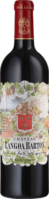 76,95 € Free Shipping | Red wine Château Langoa Barton Aged A.O.C. Saint-Julien Bordeaux France Merlot, Cabernet Sauvignon, Cabernet Franc Bottle 75 cl