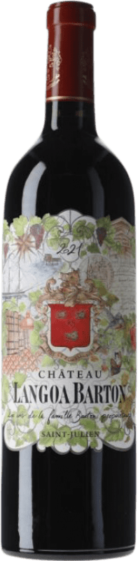 66,95 € Spedizione Gratuita | Vino rosso Château Langoa Barton Crianza A.O.C. Saint-Julien bordò Francia Merlot, Cabernet Sauvignon, Cabernet Franc Bottiglia 75 cl