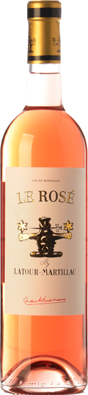 12,95 € Free Shipping | Rosé Wine Château Latour-Martillac Le Rosé A.O.C. Bordeaux Bordeaux France Cabernet Sauvignon Bottle 75 cl