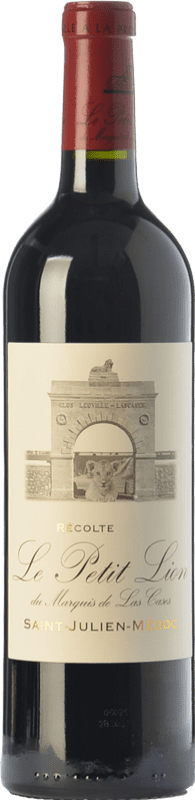 73,95 € Free Shipping | Red wine Château Léoville Las Cases Le Petit Lion A.O.C. Saint-Julien Bordeaux France Merlot, Cabernet Sauvignon Bottle 75 cl