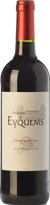 12,95 € Free Shipping | Red Wine Château Les Eyquems Crianza — Aged A.O.C. Côtes de Bourg Bordeaux France Merlot Bottle 75 cl