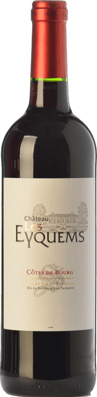 12,95 € Kostenloser Versand | Rotwein Château Les Eyquems Alterung A.O.C. Côtes de Bourg Bordeaux Frankreich Merlot Flasche 75 cl
