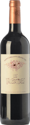18,95 € Free Shipping | Red wine Château Les Valentines Aged A.O.C. Saint-Émilion Grand Cru Bordeaux France Syrah, Grenache, Cabernet Sauvignon, Carignan, Mourvèdre Bottle 75 cl