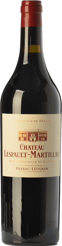 62,95 € 送料無料 | 赤ワイン Château Lespault-Martillac Crianza — クリアンサ A.O.C. Pessac-Léognan ボルドー フランス Merlot — メルロー, Cabernet Sauvignon — カベルネ・ソーヴィニヨン ボトル 75 cl