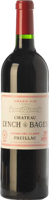 202,95 € Free Shipping | Red wine Château Lynch Bages Crianza A.O.C. Pauillac Bordeaux France Merlot, Cabernet Sauvignon, Cabernet Franc, Petit Verdot Bottle 75 cl