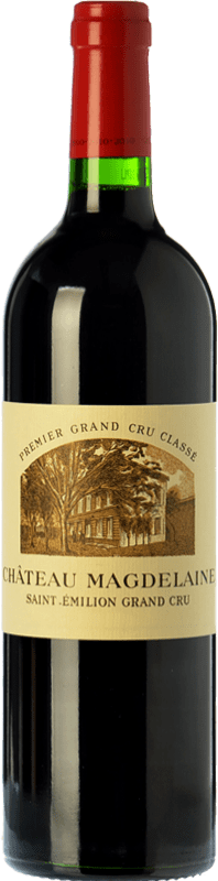 123,95 € Envío gratis | Vino tinto Château Magdelaine Crianza A.O.C. Saint-Émilion Grand Cru Burdeos Francia Merlot, Cabernet Franc Botella 75 cl