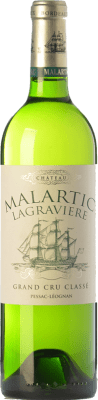 44,95 € Spedizione Gratuita | Vino Bianco Château Malartic-Lagravière Crianza — Invecchiato in Botte A.O.C. Pessac-Léognan bordò Francia Sémillon, Sauvignon 75 cl