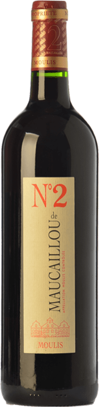 18,95 € 免费送货 | 红酒 Château Maucaillou Nº 2 岁 A.O.C. Moulis-en-Médoc 波尔多 法国 Merlot, Cabernet Sauvignon, Petit Verdot 瓶子 75 cl