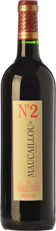 18,95 € Envío gratis | Vino Tinto Château Maucaillou Nº 2 Crianza A.O.C. Moulis-en-Médoc Burdeos Francia Merlot, Cabernet Sauvignon, Petit Verdot 75 cl