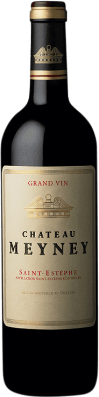 55,95 € 免费送货 | 红葡萄酒 Château Meyney Crianza — 陈酿 A.O.C. Saint-Estèphe 波尔多 法国 Merlot — 梅洛, Cabernet Sauvignon — 赤霞珠, Petit Verdot 瓶装 75 cl