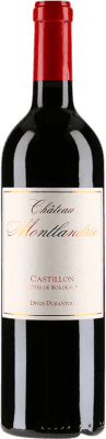 42,95 € 免费送货 | 红酒 Château Montlandrie A.O.C. Côtes de Castillon 波尔多 法国 Merlot, Cabernet Franc 瓶子 75 cl