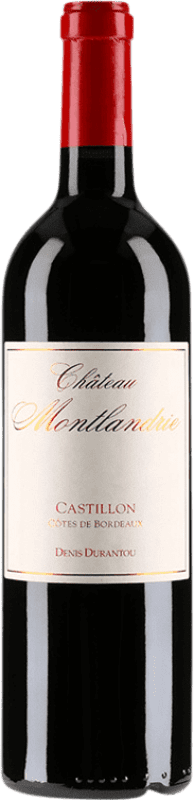 44,95 € Бесплатная доставка | Красное вино Château Montlandrie A.O.C. Côtes de Castillon Бордо Франция Merlot, Cabernet Franc бутылка 75 cl