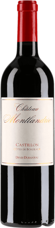 44,95 € Spedizione Gratuita | Vino rosso Château Montlandrie A.O.C. Côtes de Castillon bordò Francia Merlot, Cabernet Franc Bottiglia 75 cl