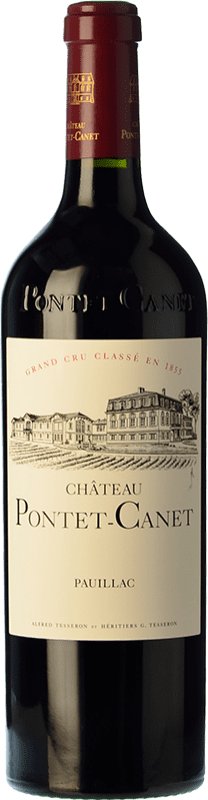 175,95 € Free Shipping | Red wine Château Pontet-Canet Aged A.O.C. Pauillac Bordeaux France Merlot, Cabernet Sauvignon, Cabernet Franc Bottle 75 cl