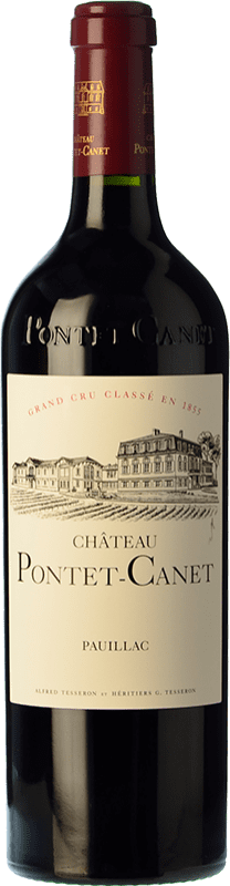 161,95 € Envoi gratuit | Vin Rouge Château Pontet-Canet Crianza A.O.C. Pauillac Bordeaux France Merlot, Cabernet Sauvignon, Cabernet Franc Eco — Biologique Bouteille 75 cl