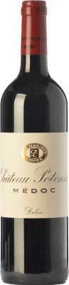 46,95 € Free Shipping | Red wine Château Potensac Crianza A.O.C. Médoc Bordeaux France Merlot, Cabernet Sauvignon, Cabernet Franc, Petit Verdot Bottle 75 cl