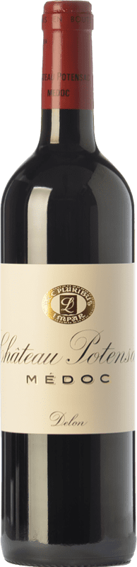 32,95 € Free Shipping | Red wine Château Potensac Aged A.O.C. Médoc Bordeaux France Merlot, Cabernet Sauvignon, Cabernet Franc, Petit Verdot Bottle 75 cl