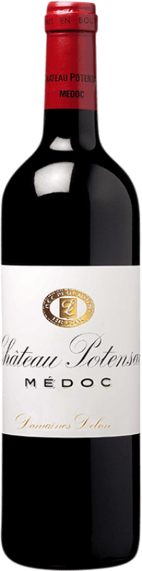 48,95 € Spedizione Gratuita | Vino rosso Château Potensac Crianza A.O.C. Médoc bordò Francia Merlot, Cabernet Sauvignon, Cabernet Franc, Petit Verdot Bottiglia 75 cl
