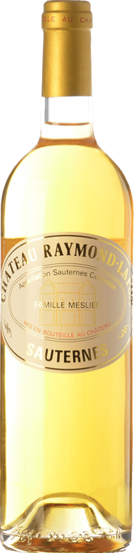 54,95 € Envío gratis | Vino dulce Château Raymond-Lafon A.O.C. Sauternes Burdeos Francia Sauvignon Blanca, Sémillon Media Botella 37 cl