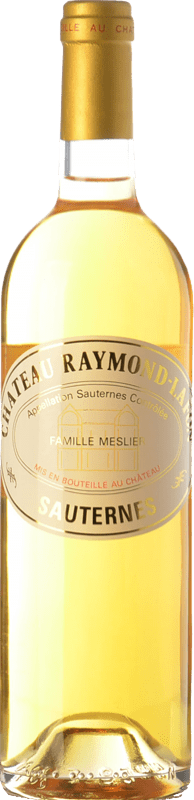 54,95 € Envio grátis | Vinho Doce Château Raymond-Lafon A.O.C. Sauternes Bordeaux França Sémillon, Sauvignon Meia Garrafa 37 cl