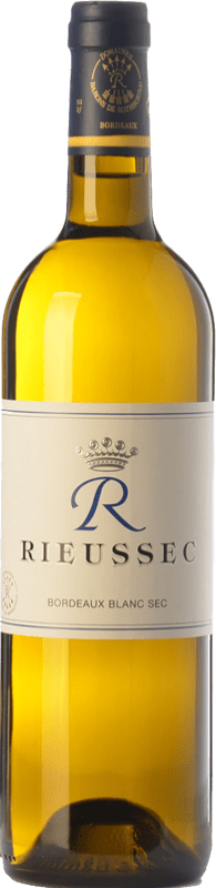 49,95 € Бесплатная доставка | Сладкое вино Château Rieussec R A.O.C. Sauternes Бордо Франция Sémillon — Семийон, Sauvignon — Совиньон Бутылка 75 cl