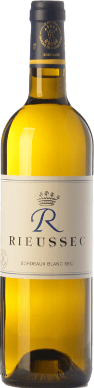 26,95 € Envio grátis | Vinho doce Château Rieussec R A.O.C. Sauternes Bordeaux França Sémillon, Sauvignon Garrafa 75 cl