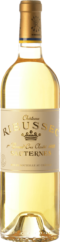 82,95 € Envio grátis | Vinho doce Château Rieussec A.O.C. Sauternes Bordeaux França Sémillon, Muscadelle, Sauvignon Garrafa 75 cl