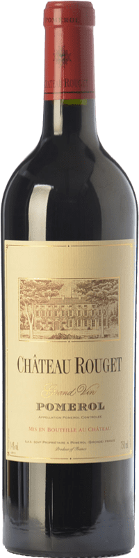 58,95 € Envio grátis | Vinho tinto Château Rouget Crianza A.O.C. Pomerol Bordeaux França Merlot, Cabernet Franc Garrafa 75 cl