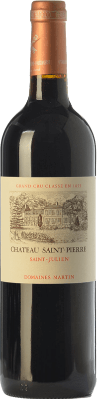 67,95 € Free Shipping | Red wine Château Saint-Pierre Aged A.O.C. Saint-Julien Bordeaux France Merlot, Cabernet Sauvignon Bottle 75 cl