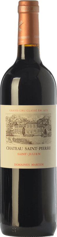64,95 € Free Shipping | Red wine Château Saint-Pierre Crianza A.O.C. Saint-Julien Bordeaux France Merlot, Cabernet Sauvignon Bottle 75 cl