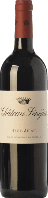 16,95 € Free Shipping | Red wine Château Sénéjac Crianza A.O.C. Haut-Médoc Bordeaux France Merlot, Cabernet Sauvignon, Cabernet Franc, Petit Verdot Bottle 75 cl
