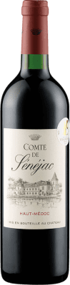 19,95 € Spedizione Gratuita | Vino rosso Château Sénéjac Crianza A.O.C. Haut-Médoc bordò Francia Merlot, Cabernet Sauvignon, Cabernet Franc, Petit Verdot Bottiglia 75 cl