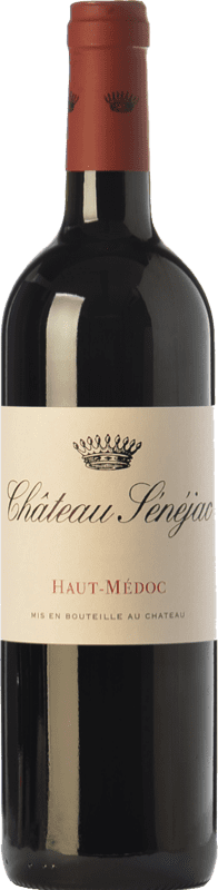 18,95 € Free Shipping | Red wine Château Sénéjac Aged A.O.C. Haut-Médoc Bordeaux France Merlot, Cabernet Sauvignon, Cabernet Franc, Petit Verdot Bottle 75 cl