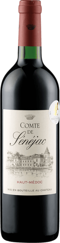 19,95 € Spedizione Gratuita | Vino rosso Château Sénéjac Crianza A.O.C. Haut-Médoc bordò Francia Merlot, Cabernet Sauvignon, Cabernet Franc, Petit Verdot Bottiglia 75 cl